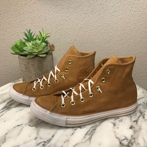 Converse All Star Chuck Taylor High Top Wheat White 146953C Men's 6 Women's 8